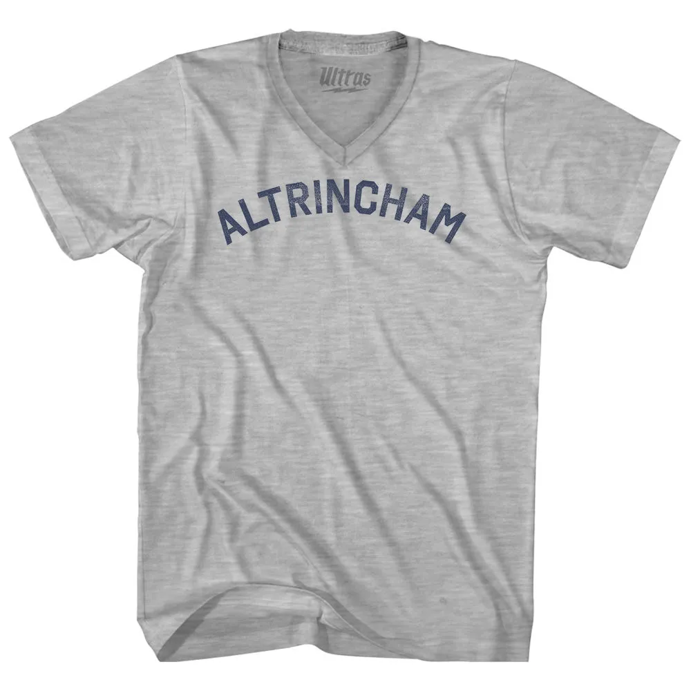 Altrincham Adult Cotton V-neck T-shirt