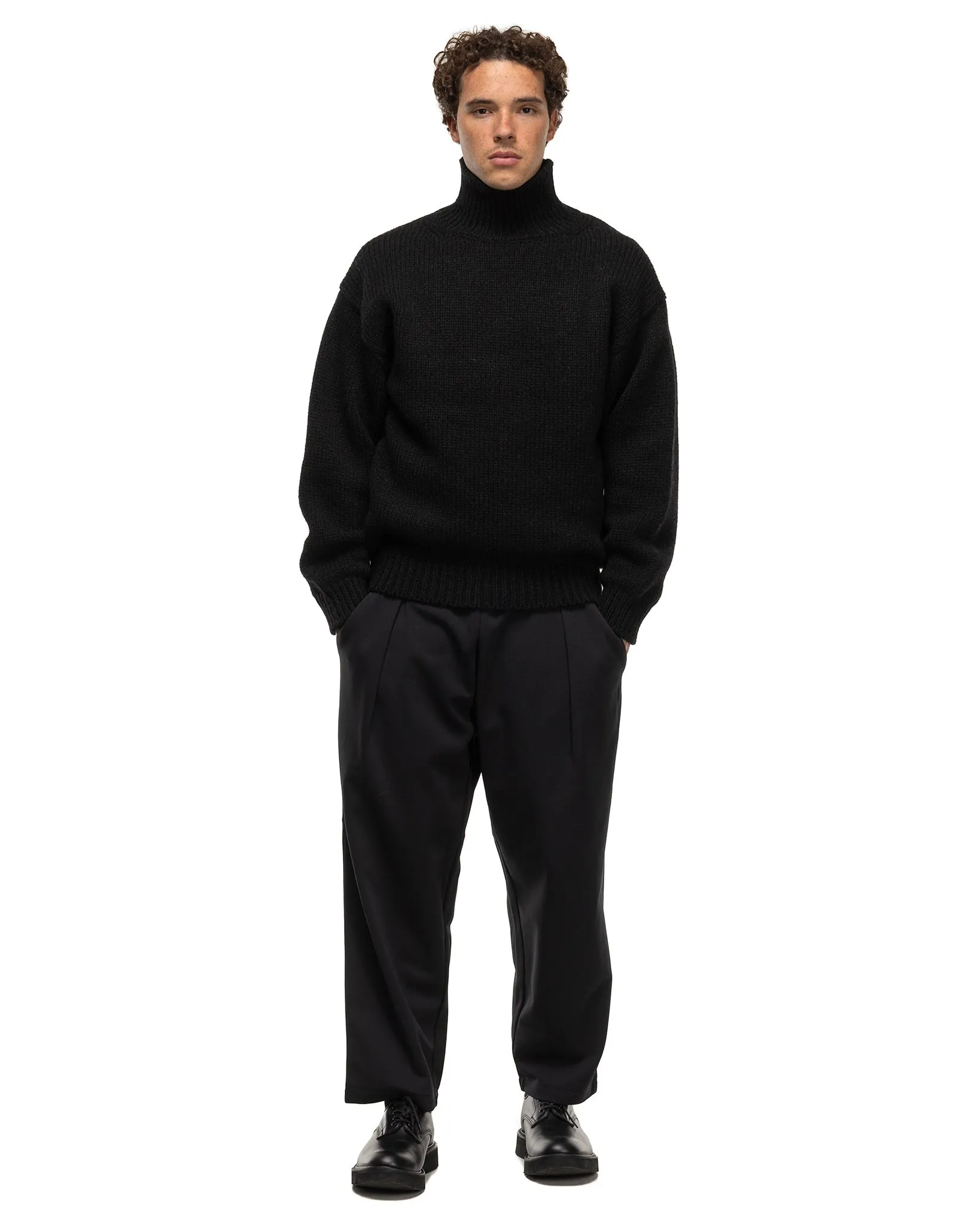 Blueface Low Gauge Turtle Neck Black