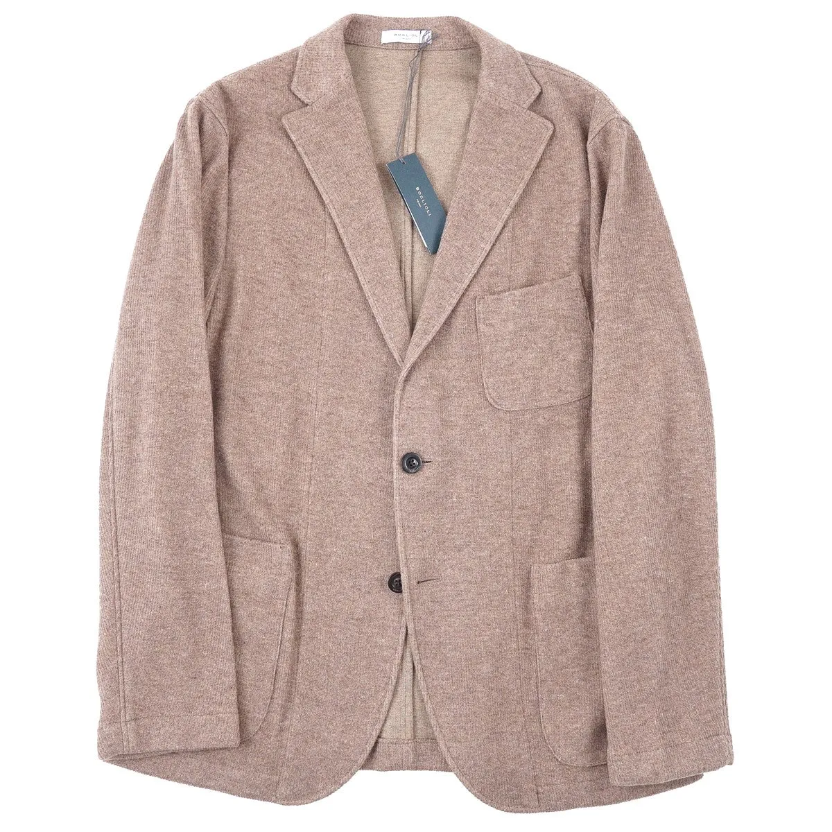 Lightweight Unlined Knit Wool Blazer for Men - Boglioli