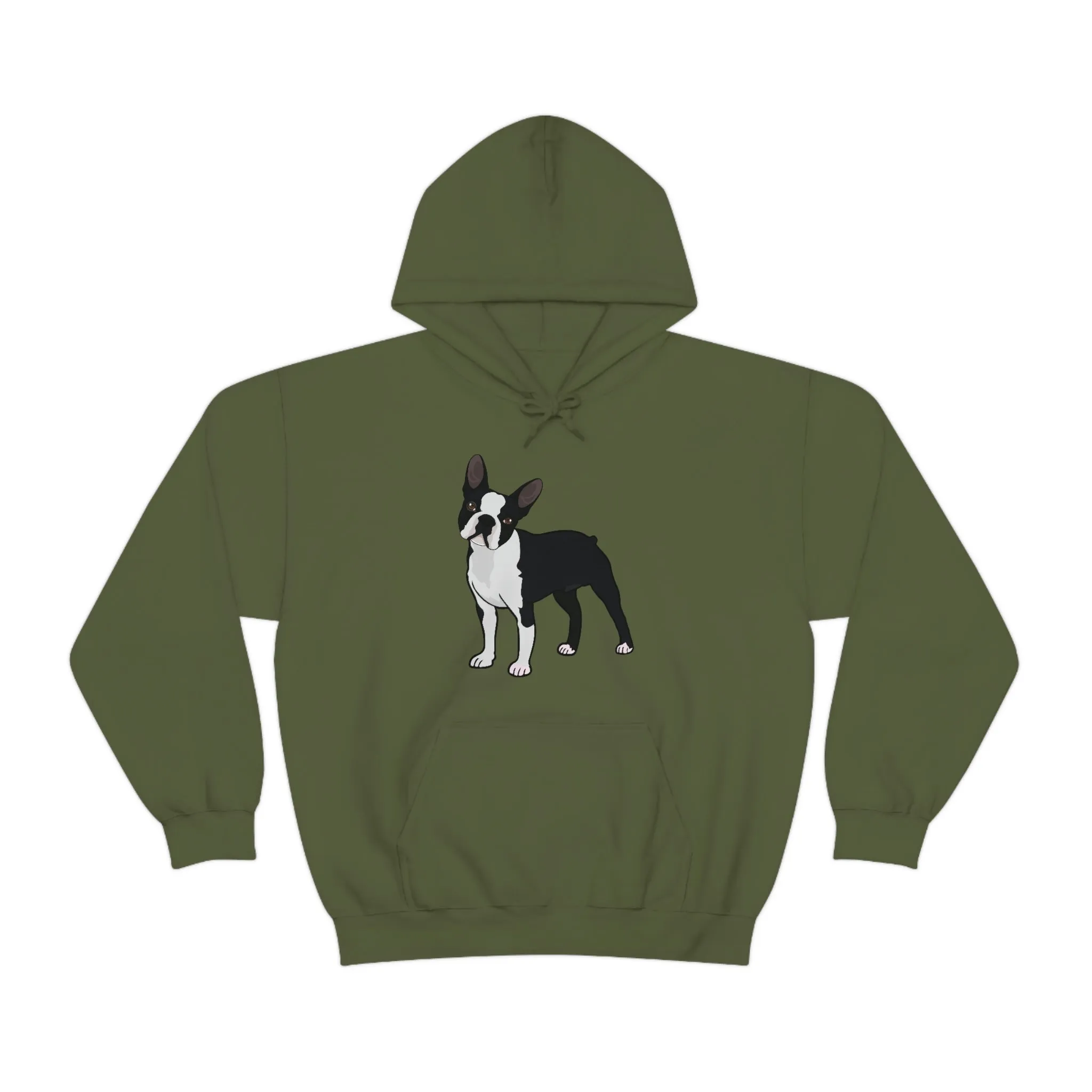 Boston Terrier Unisex Heavy Blend™ Hooded Sweatshirt, S - 5XL, 12 Colors, Cotton/Polyester, FREE Shipping, Made in USA!!