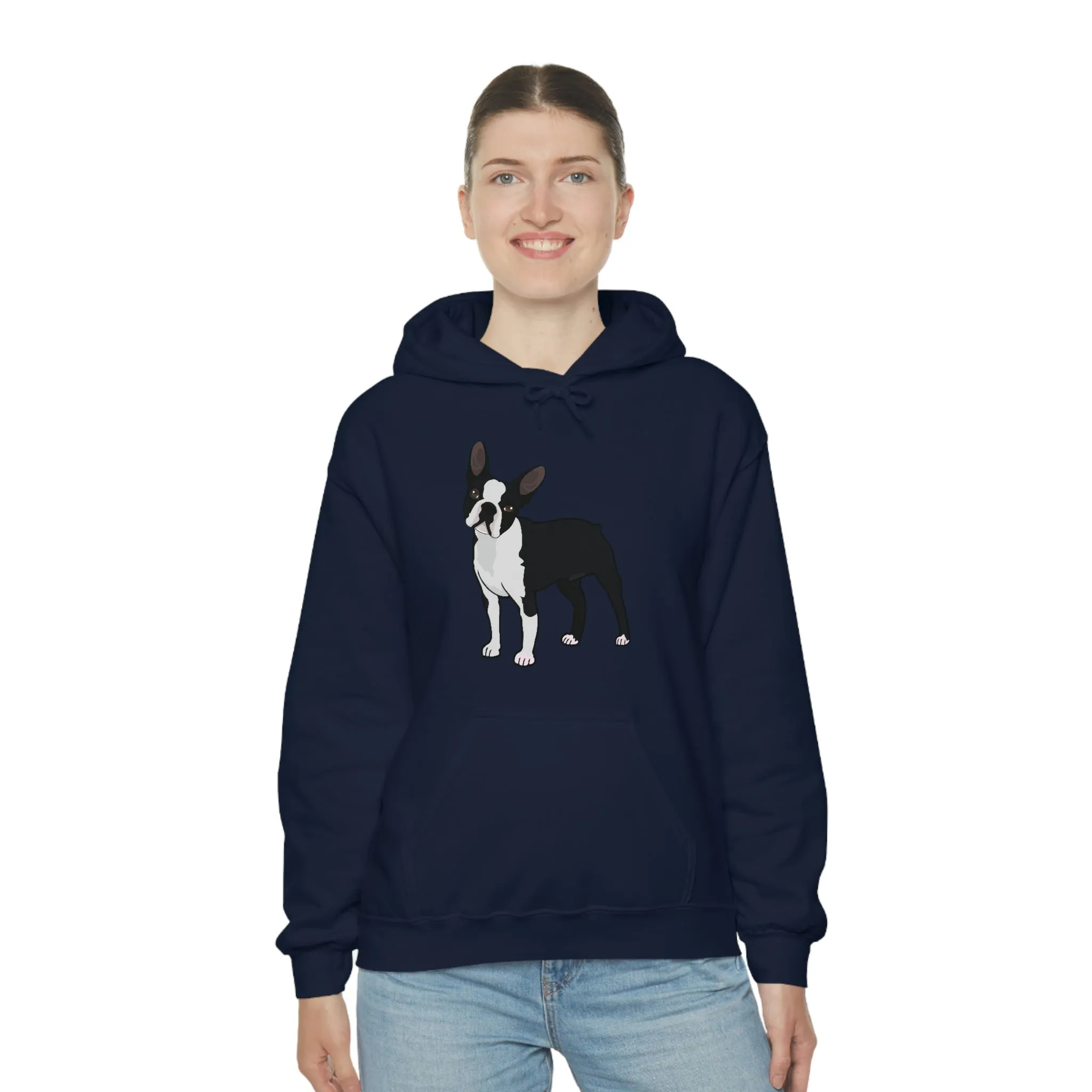 Boston Terrier Unisex Heavy Blend™ Hooded Sweatshirt, S - 5XL, 12 Colors, Cotton/Polyester, FREE Shipping, Made in USA!!