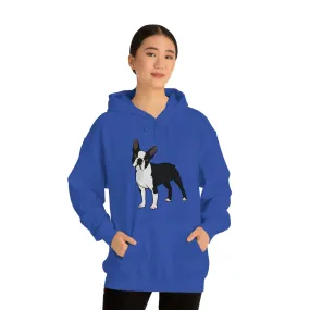 Boston Terrier Unisex Heavy Blend™ Hooded Sweatshirt, S - 5XL, 12 Colors, Cotton/Polyester, FREE Shipping, Made in USA!!
