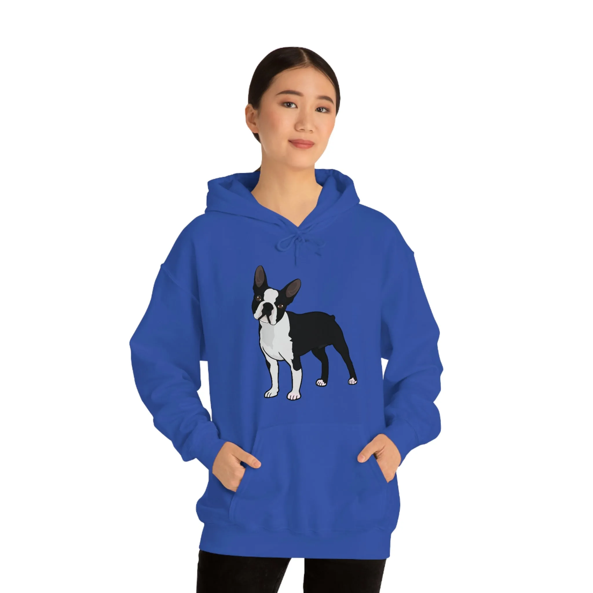 Boston Terrier Unisex Heavy Blend™ Hooded Sweatshirt, S - 5XL, 12 Colors, Cotton/Polyester, FREE Shipping, Made in USA!!