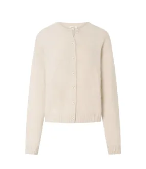 Cashmere Blend Cardigan in Pale Sherbet