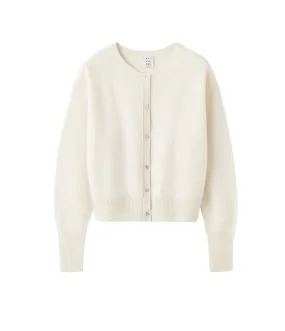 Coco Cashmere Cardigan in Cream