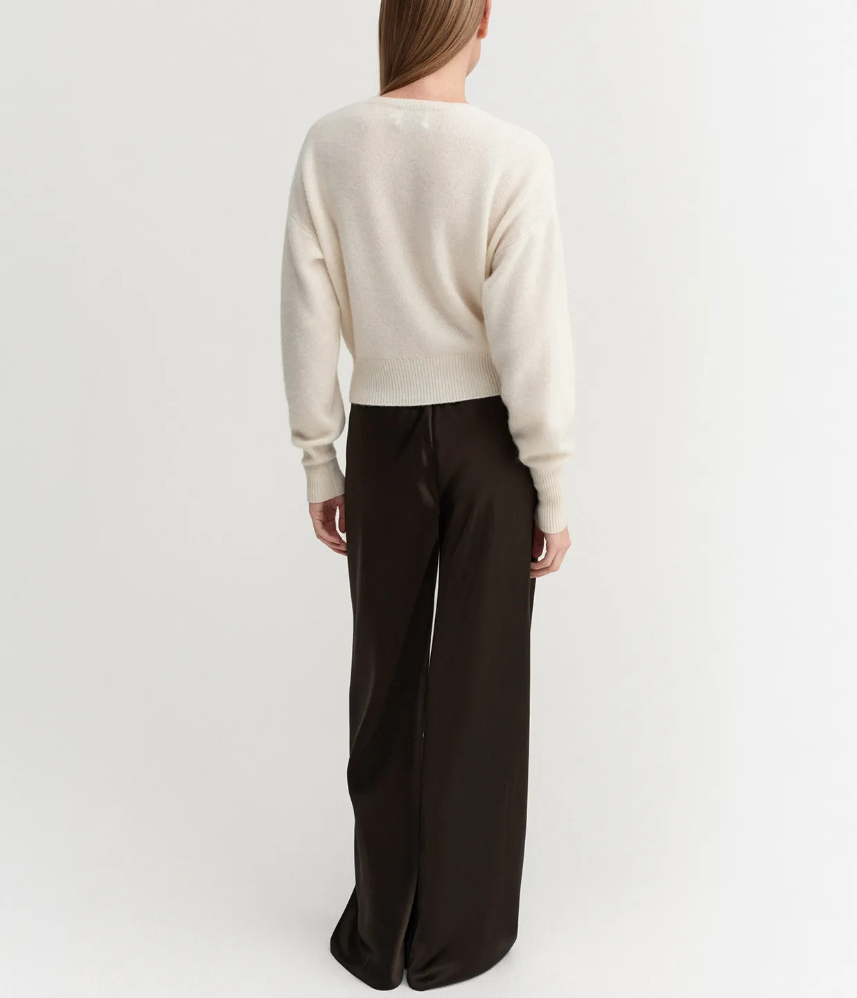 Coco Cashmere Cardigan in Cream