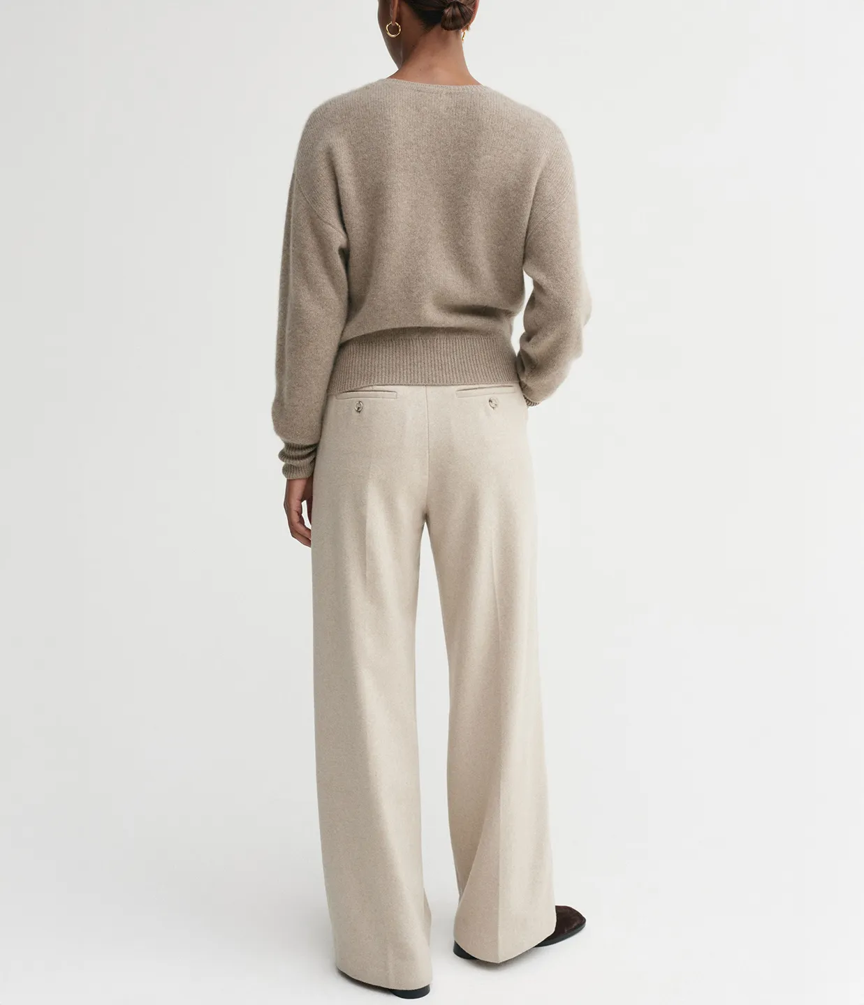 Coco Cashmere Cardigan in Nougat