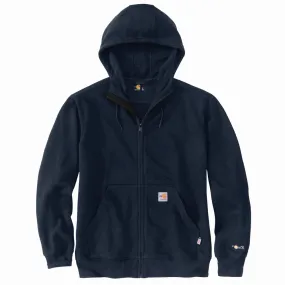 FR FORCE ORIGINAL FIT MIDWEIGHT ZIP-FRONT SWEATSHIRT - I26-Navy | Carhartt 104982