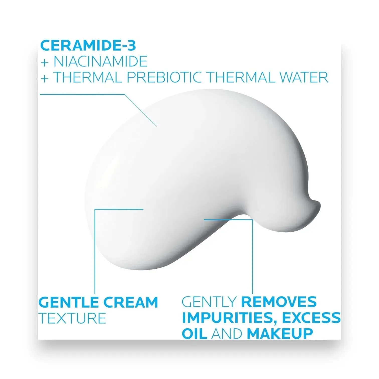 La Roche Posay Hydrating Gentle Cleanser Fo Normal to Dry Skin 200ml