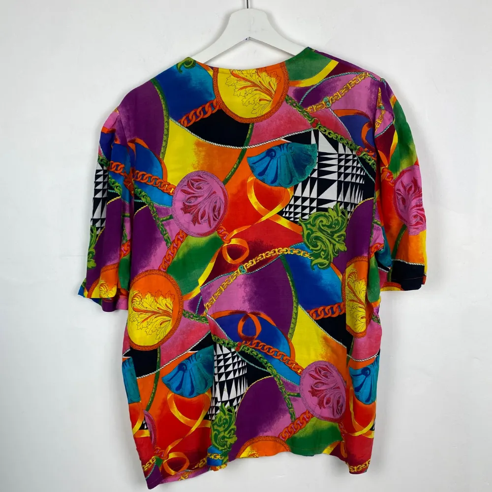 Multicoloured Printed Blouse - M/L
