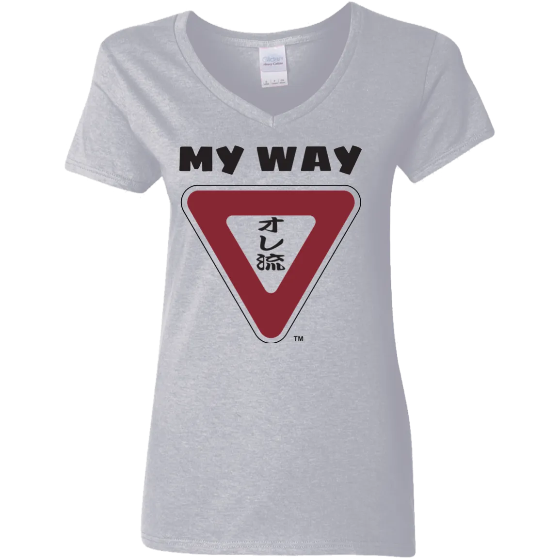 My Way Ladies' 5.3 oz. V-Neck T-Shirt