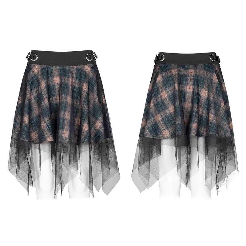 OPQ-612 Daily Dark mesh skirt