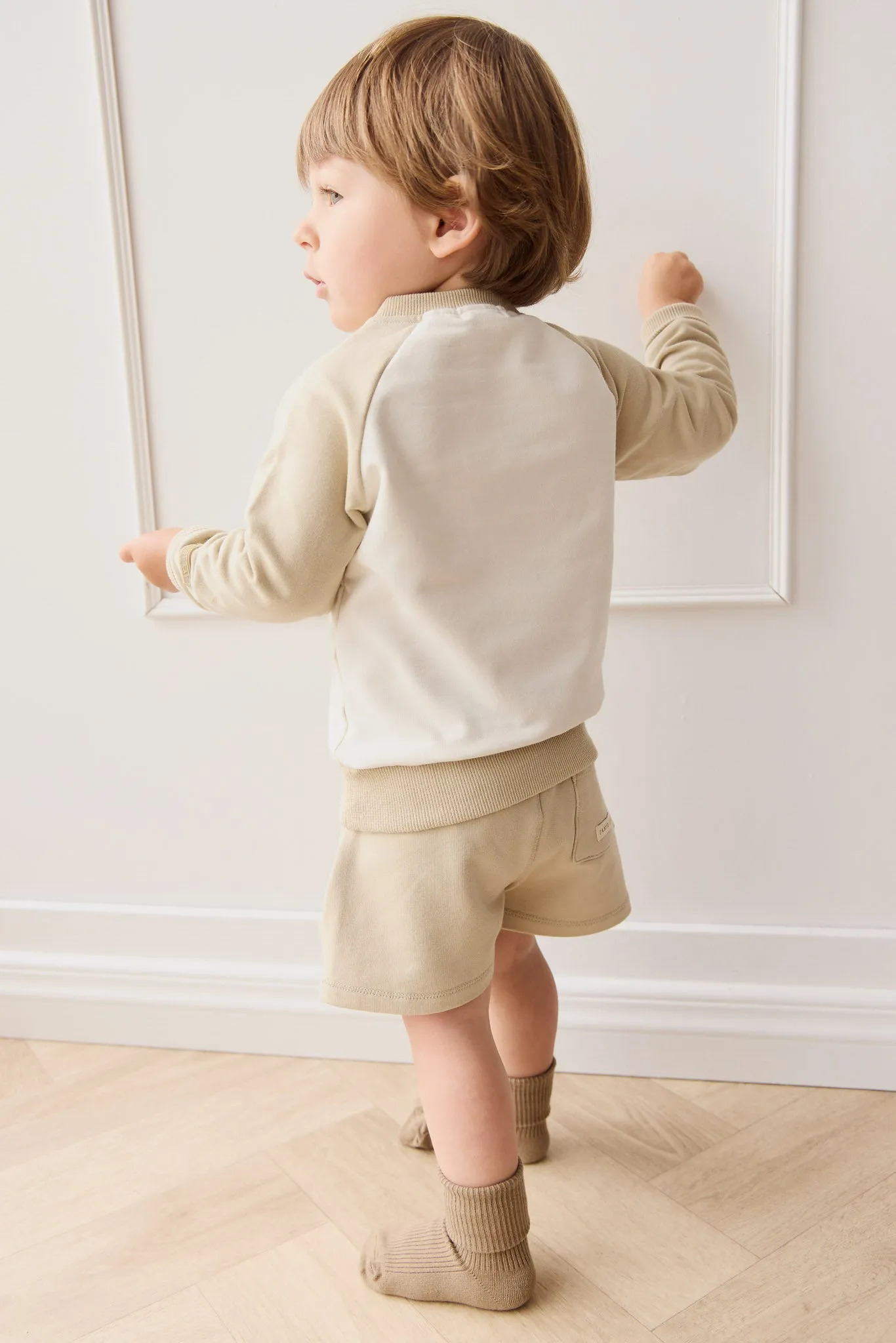 Organic Cotton Jalen Short - Biscuit