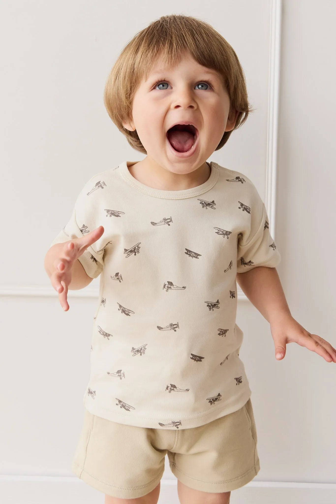 Organic Cotton Jalen Short - Biscuit