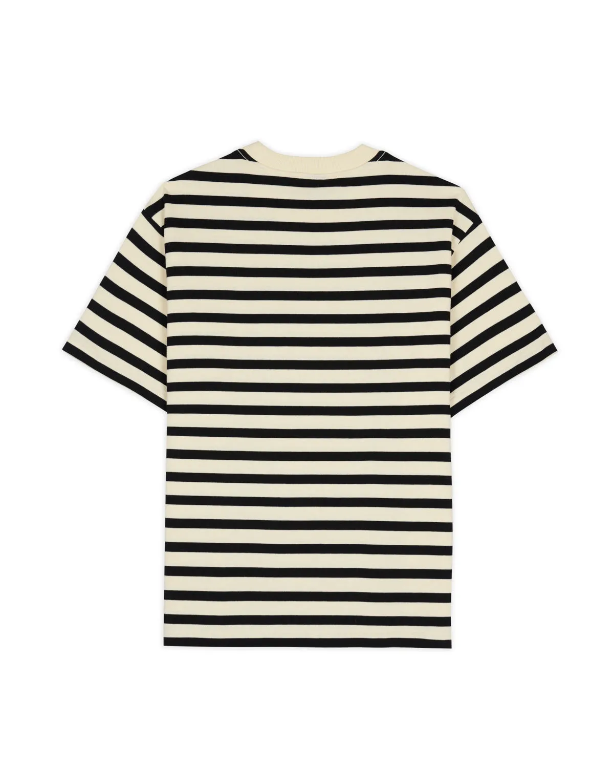 Organic Striped T-shirt - Black