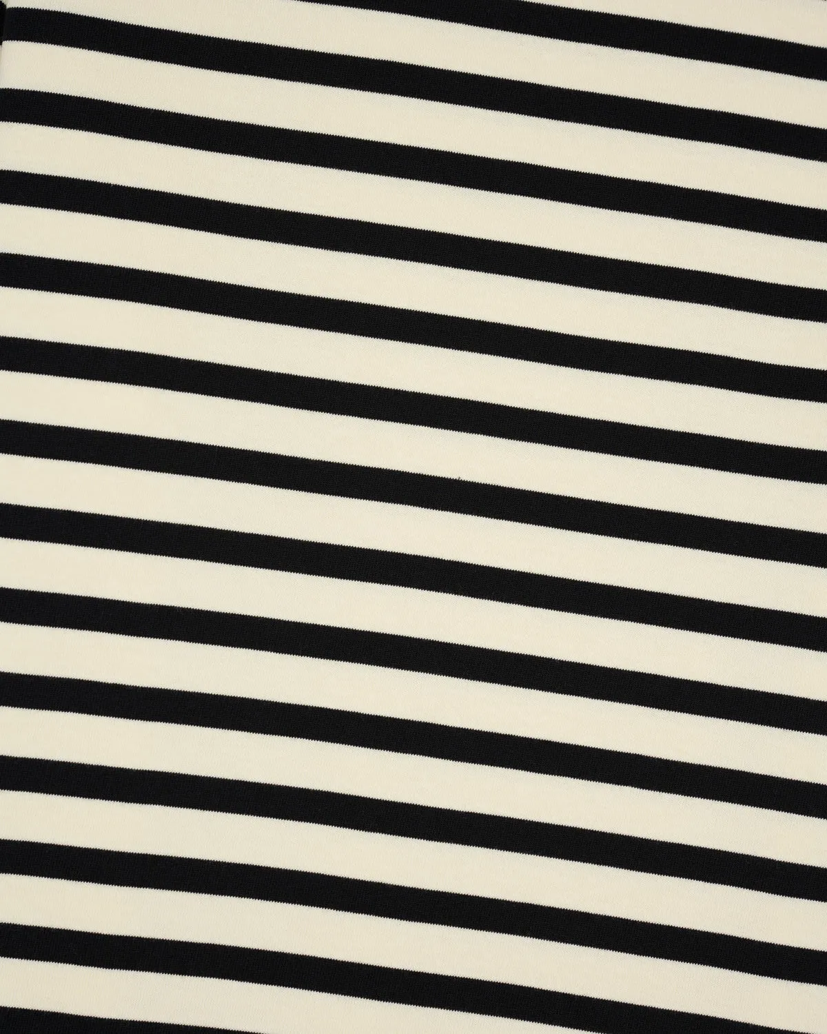 Organic Striped T-shirt - Black