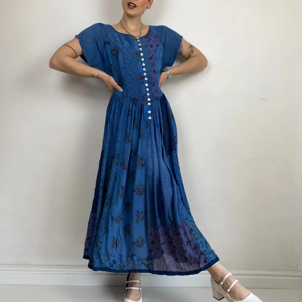 Printed Maxi Dress - M/L