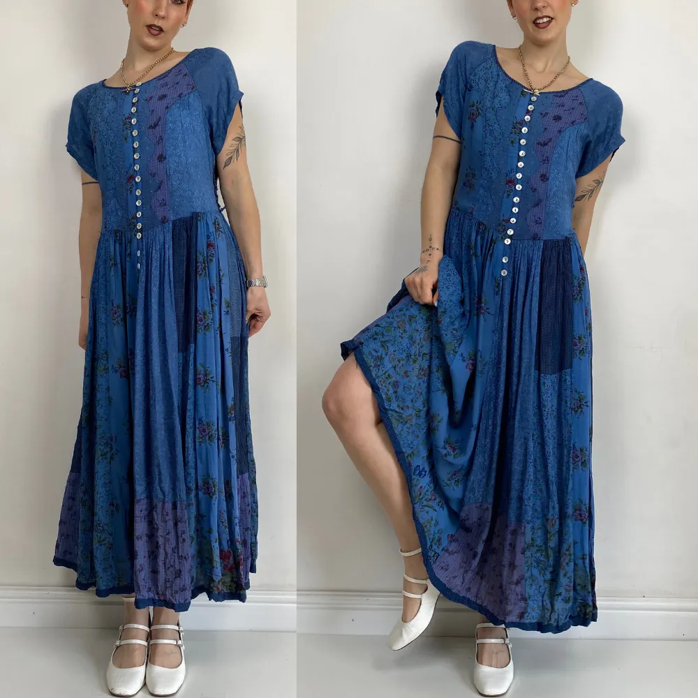Printed Maxi Dress - M/L