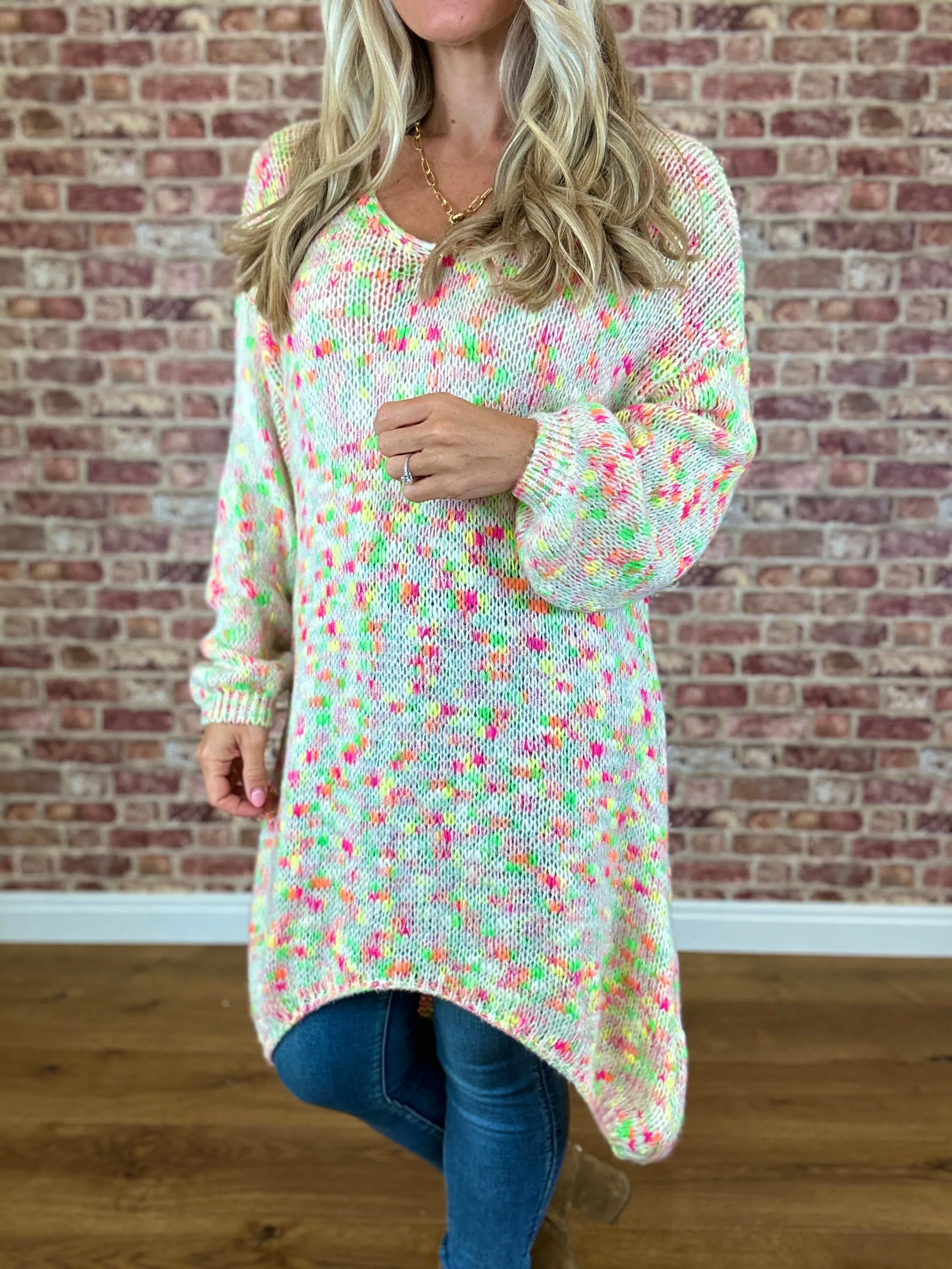 Rainbow Bright Wool Jumper