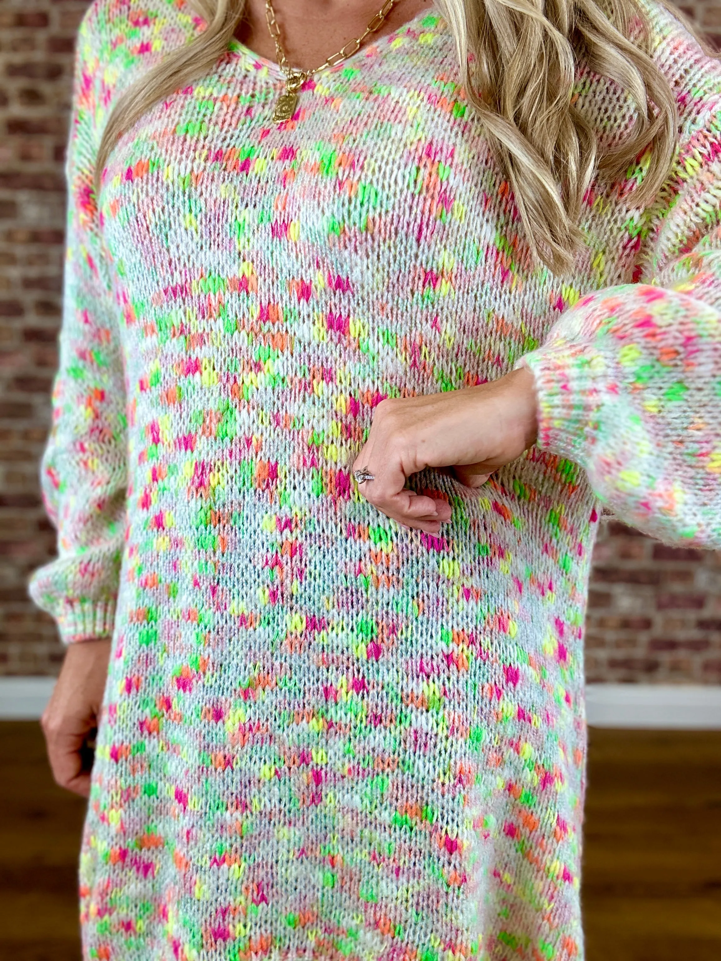 Rainbow Bright Wool Jumper