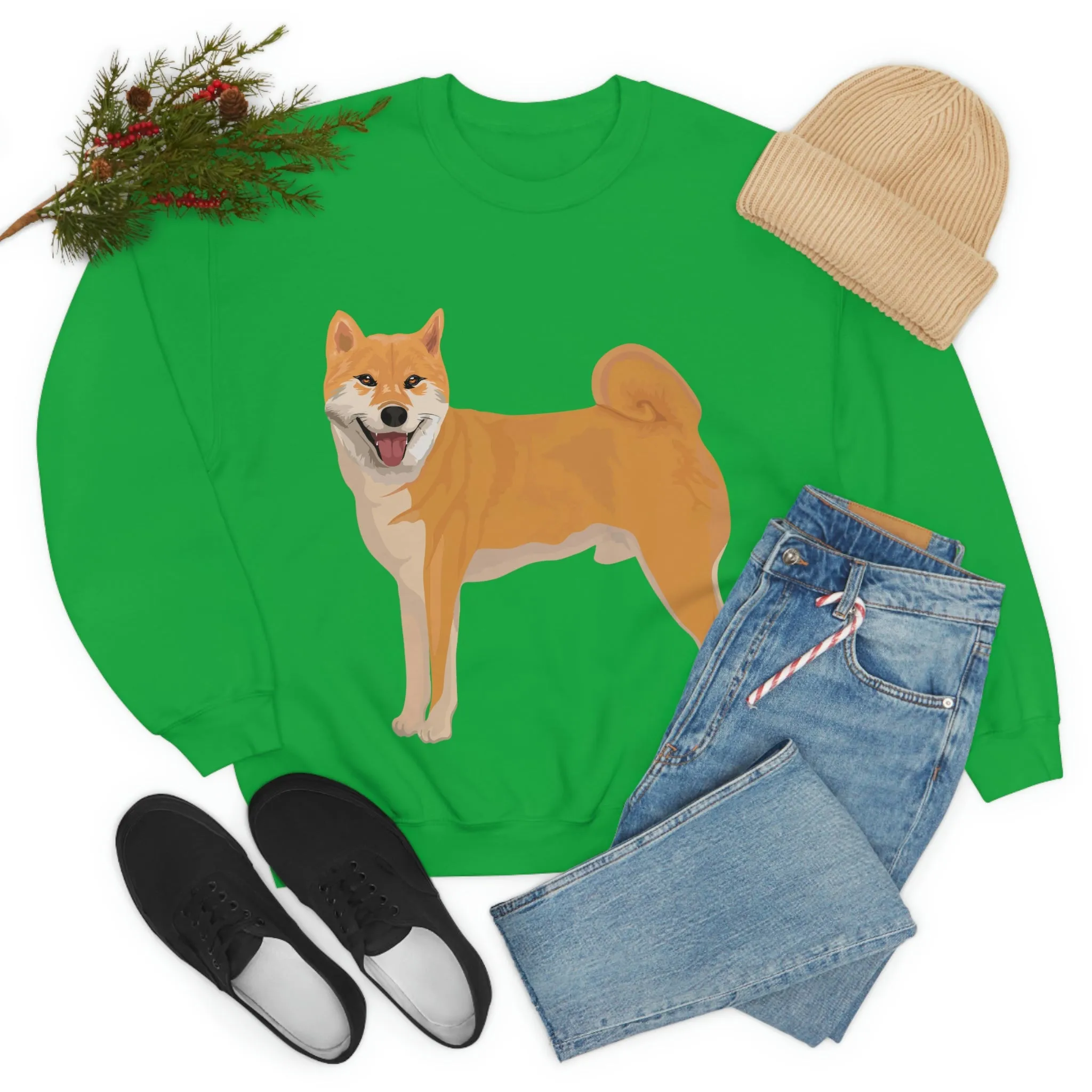 Shiba Inu Unisex Heavy Blend™ Crewneck Sweatshirt, S - 3XL, 6 Colors, Cotton/Polyester, Medium Heavy Fabric, FREE Shipping, Made in USA!!