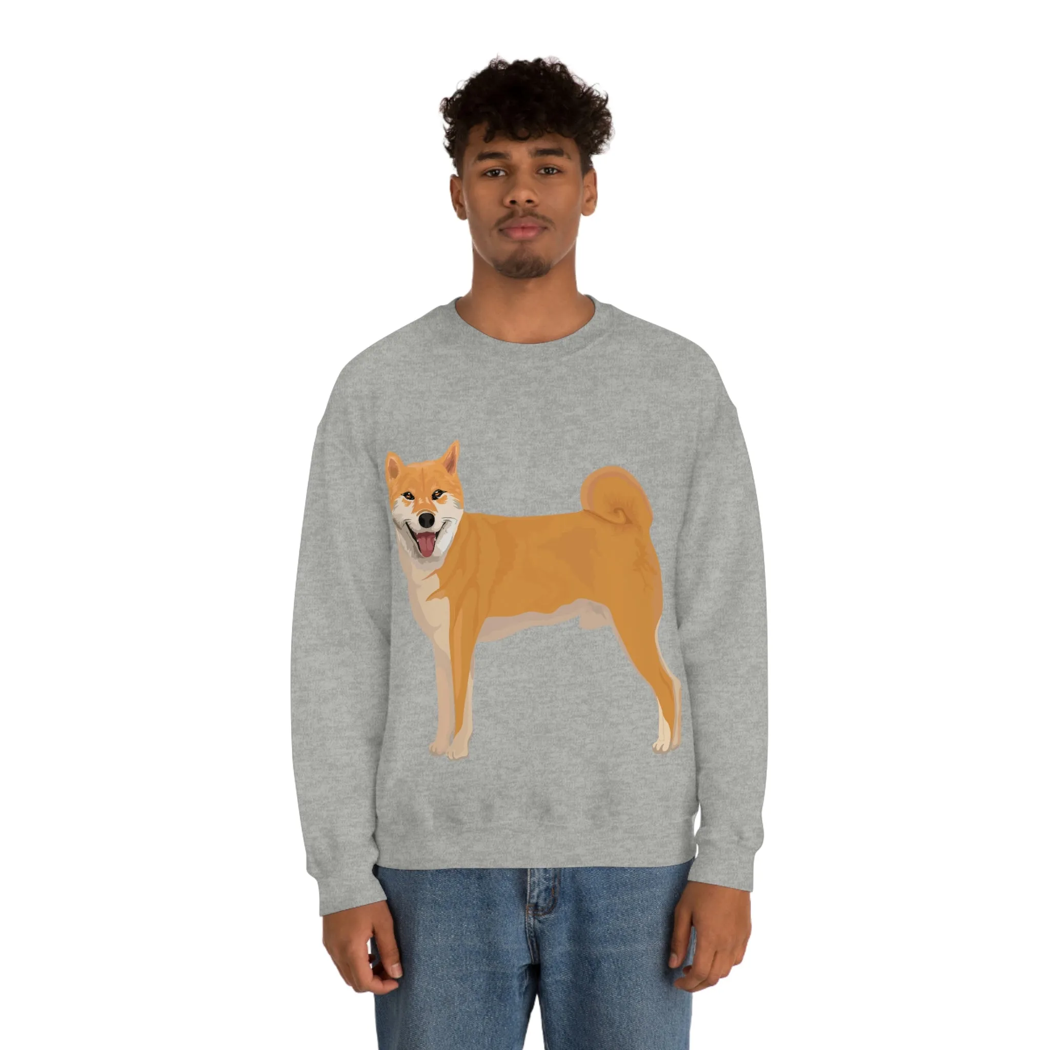 Shiba Inu Unisex Heavy Blend™ Crewneck Sweatshirt, S - 3XL, 6 Colors, Cotton/Polyester, Medium Heavy Fabric, FREE Shipping, Made in USA!!
