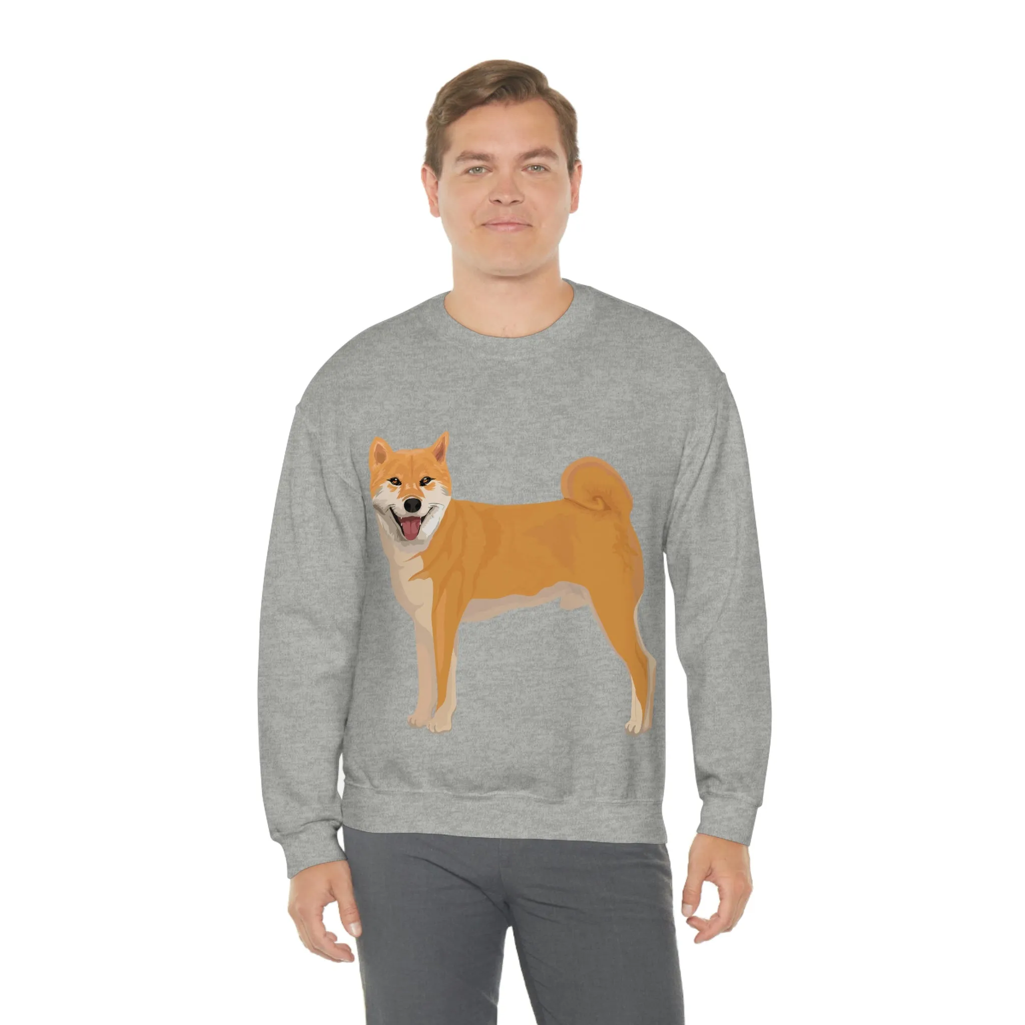 Shiba Inu Unisex Heavy Blend™ Crewneck Sweatshirt, S - 3XL, 6 Colors, Cotton/Polyester, Medium Heavy Fabric, FREE Shipping, Made in USA!!