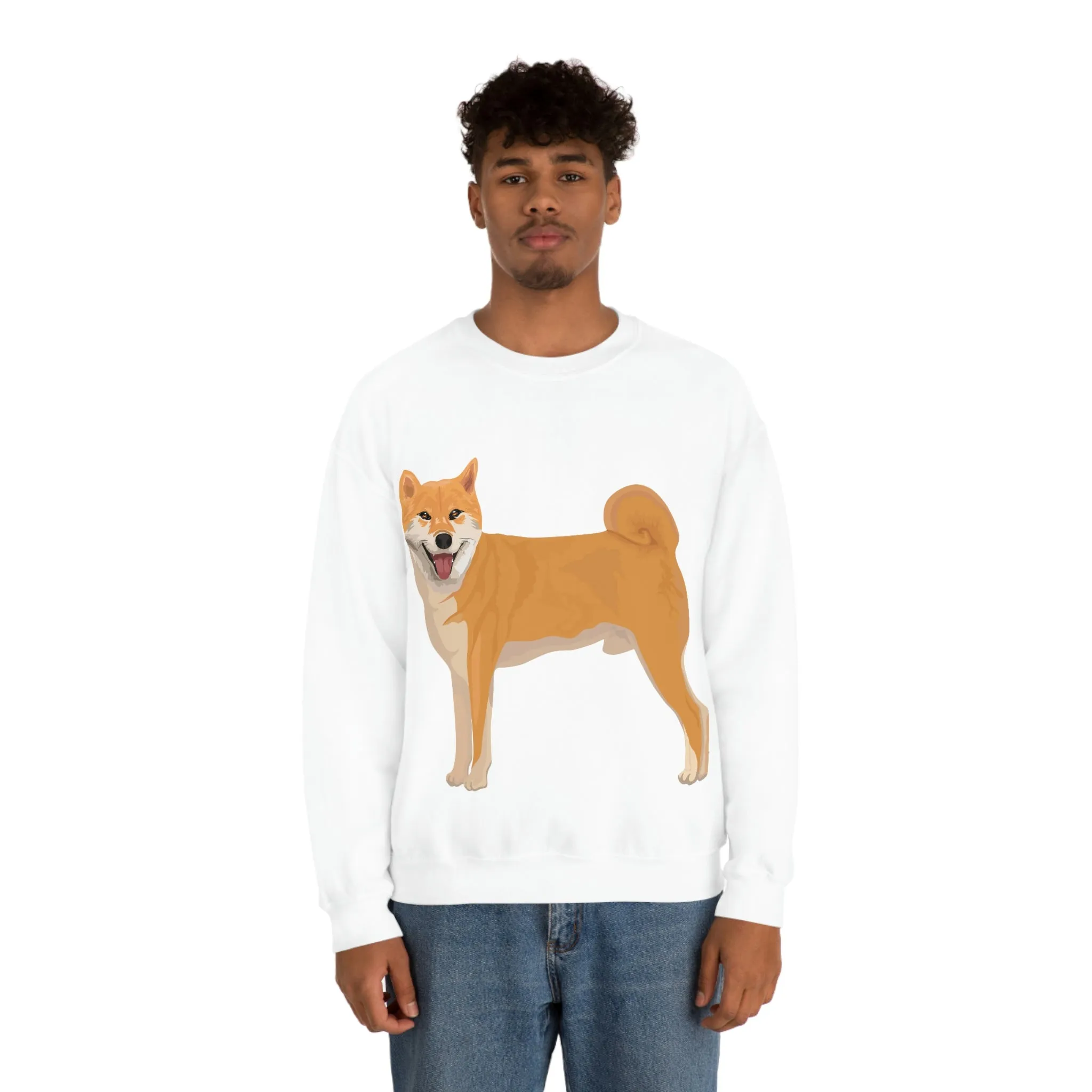 Shiba Inu Unisex Heavy Blend™ Crewneck Sweatshirt, S - 3XL, 6 Colors, Cotton/Polyester, Medium Heavy Fabric, FREE Shipping, Made in USA!!
