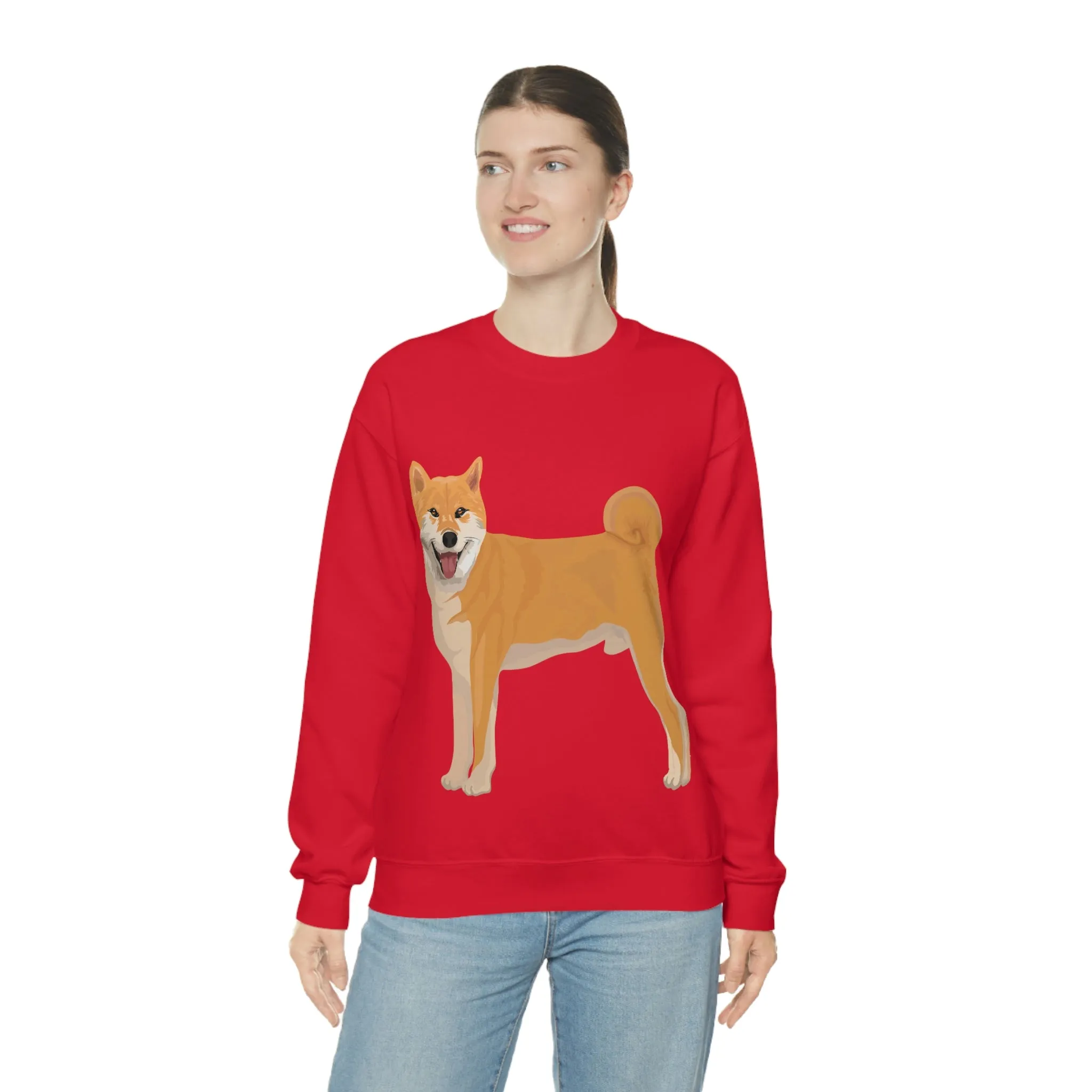 Shiba Inu Unisex Heavy Blend™ Crewneck Sweatshirt, S - 3XL, 6 Colors, Cotton/Polyester, Medium Heavy Fabric, FREE Shipping, Made in USA!!