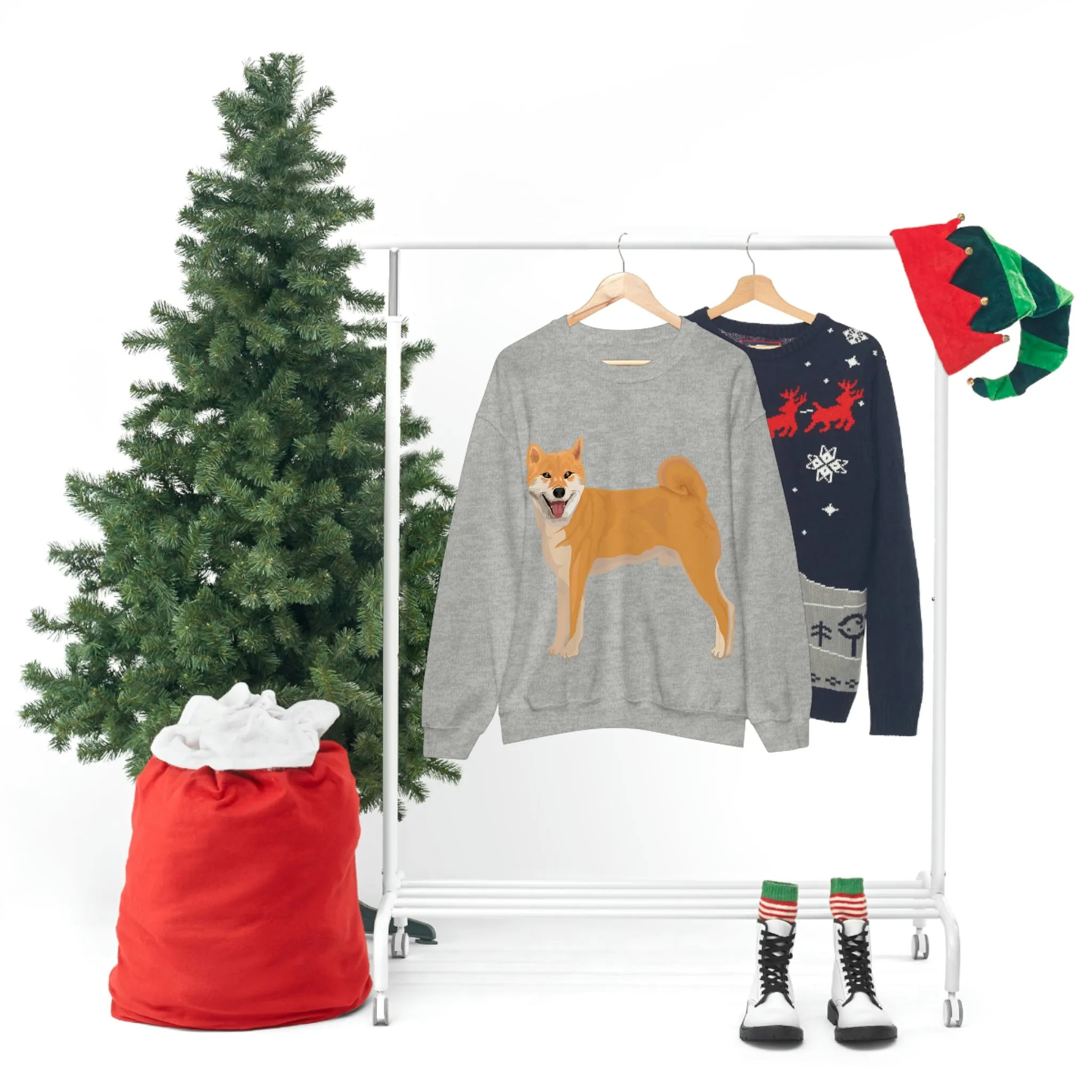 Shiba Inu Unisex Heavy Blend™ Crewneck Sweatshirt, S - 3XL, 6 Colors, Cotton/Polyester, Medium Heavy Fabric, FREE Shipping, Made in USA!!