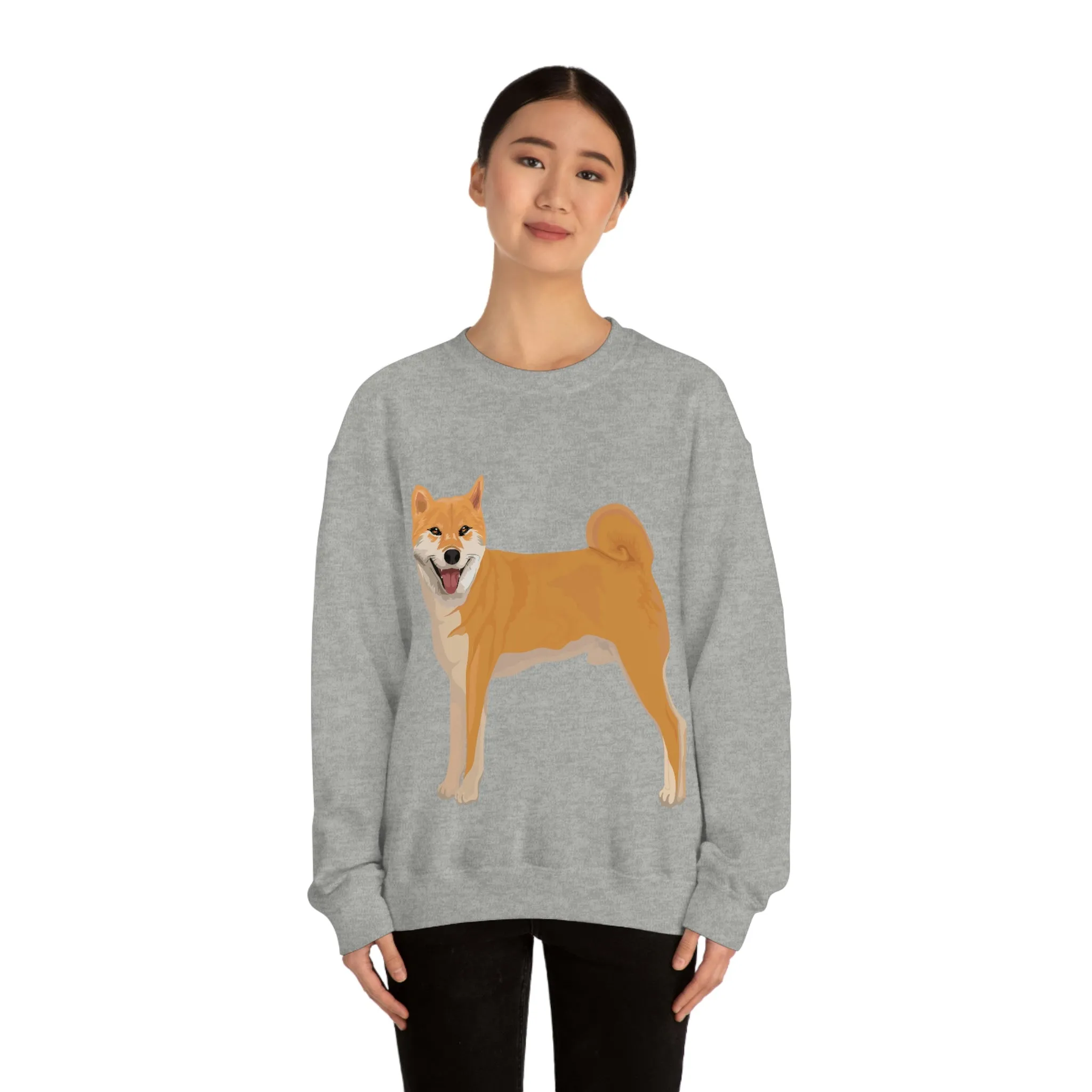 Shiba Inu Unisex Heavy Blend™ Crewneck Sweatshirt, S - 3XL, 6 Colors, Cotton/Polyester, Medium Heavy Fabric, FREE Shipping, Made in USA!!