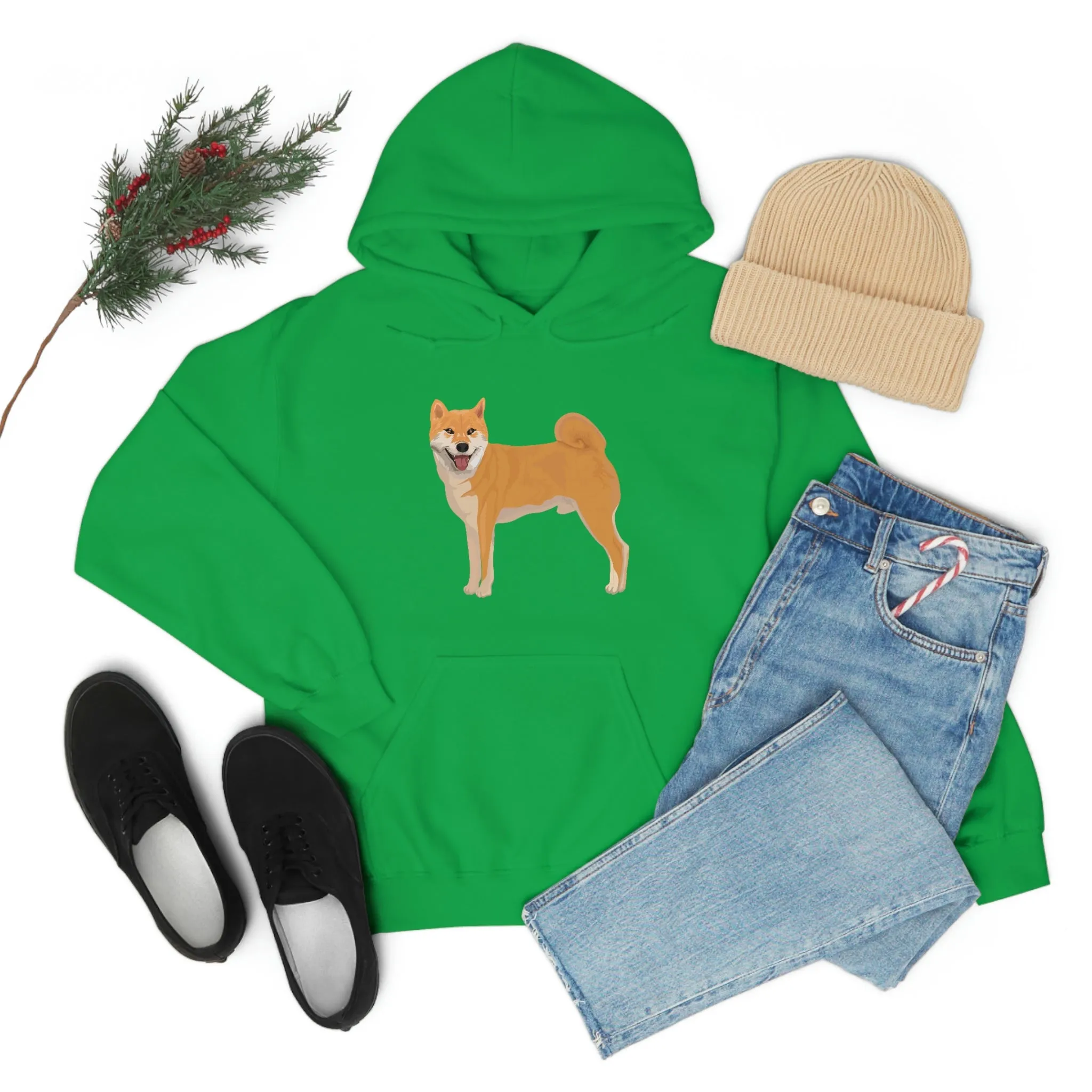 Shiba Inu Unisex Heavy Blend™ Hooded Sweatshirt, S -5XL, 12 Colors, Cotton/Polyester, Medium Heavy Fabric, FREE Shipping, Made in USA!!