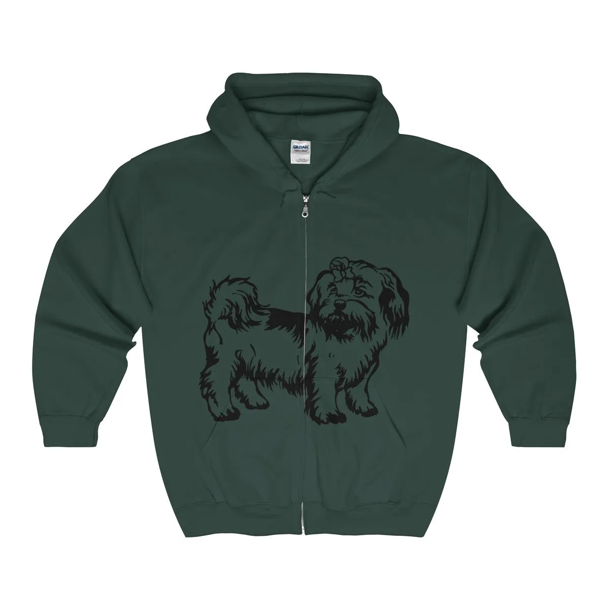 Shih Tzu Unisex Heavy Blend™ Full Zip Hooded Sweatshirt