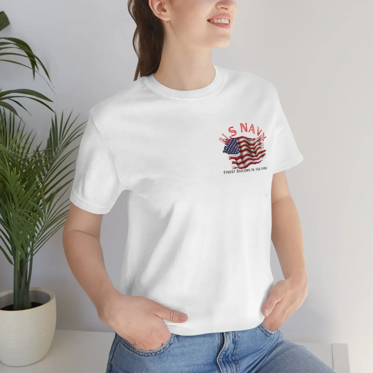 T-Shirt Classic Jersey Short Sleeve ( US Navy ) Military Style
