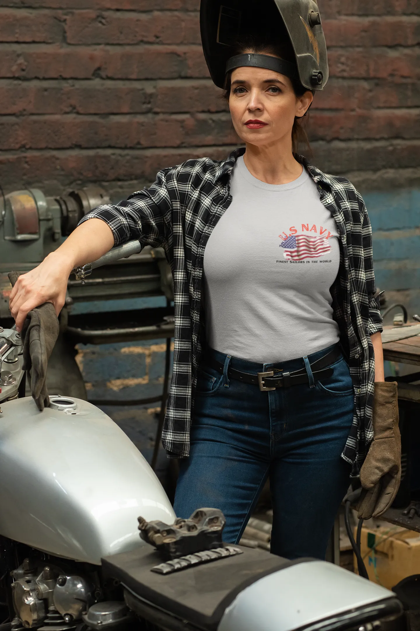 T-Shirt Classic Jersey Short Sleeve ( US Navy ) Military Style