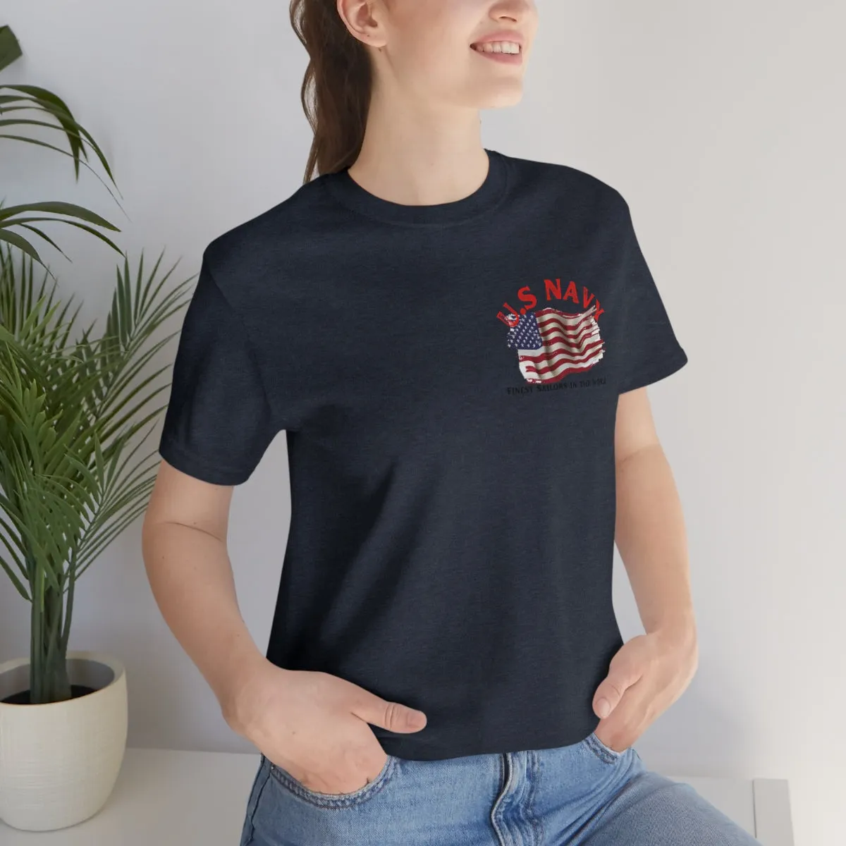T-Shirt Classic Jersey Short Sleeve ( US Navy ) Military Style