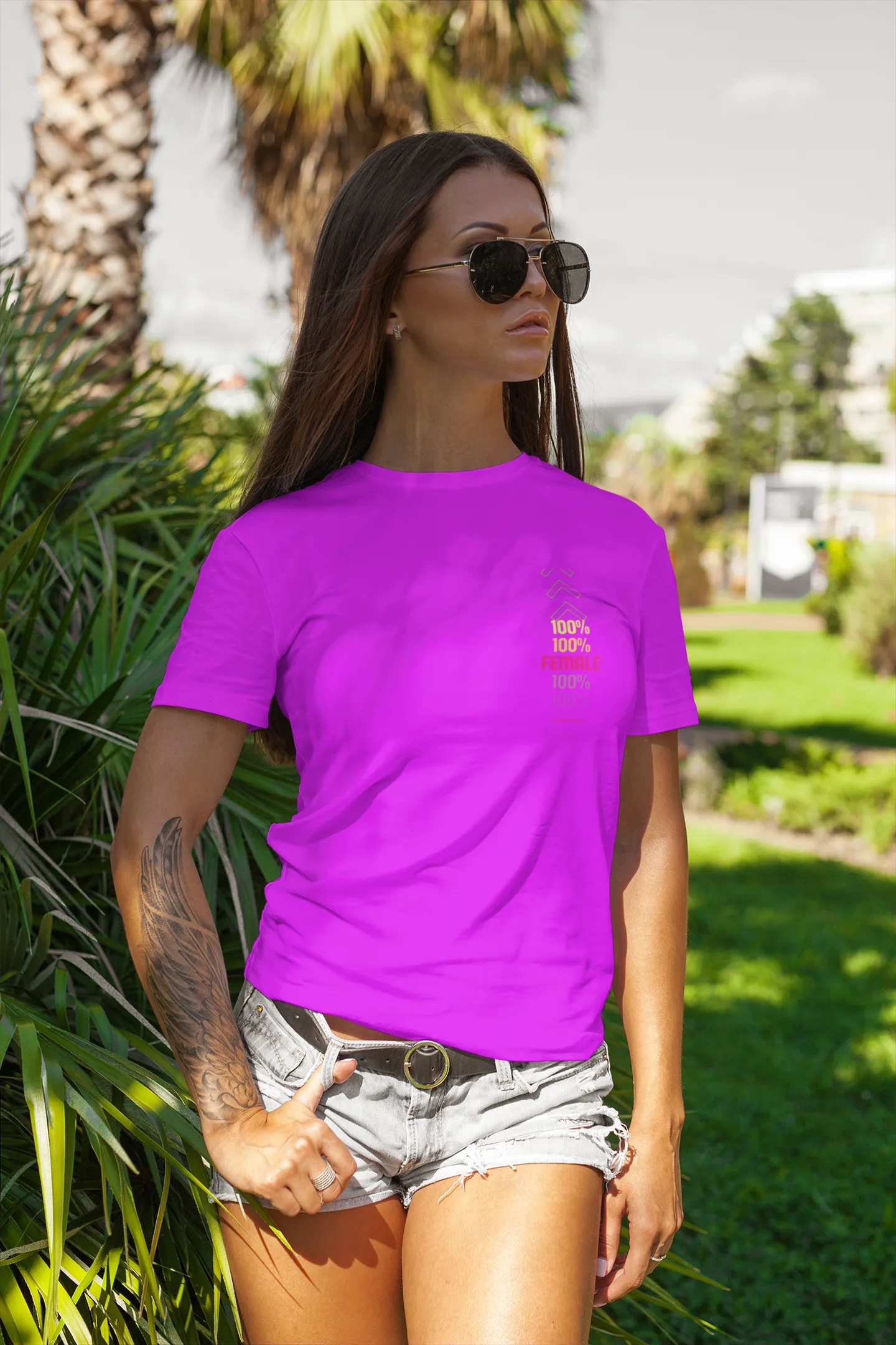T-shirts Classic Jersey style short sleeve ( 100% Female ) Activewear