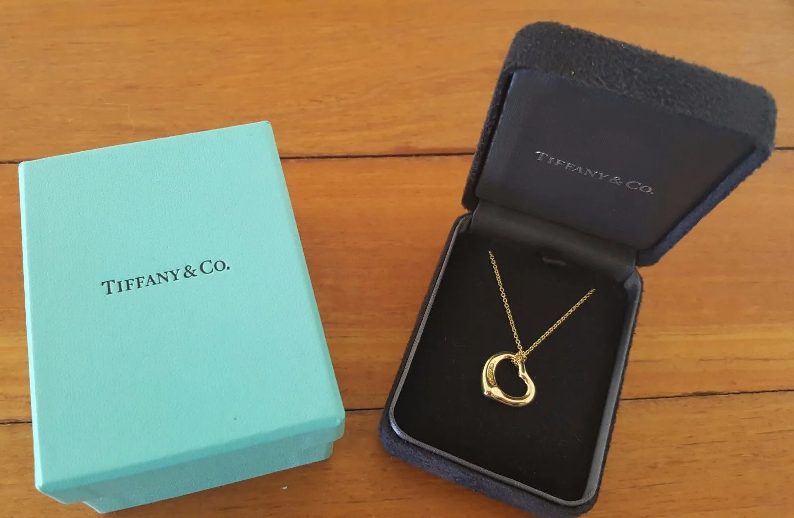 Tiffany & Co. Yellow Diamond & 18k Yellow Gold 'Small' Heart Pendant/Necklace