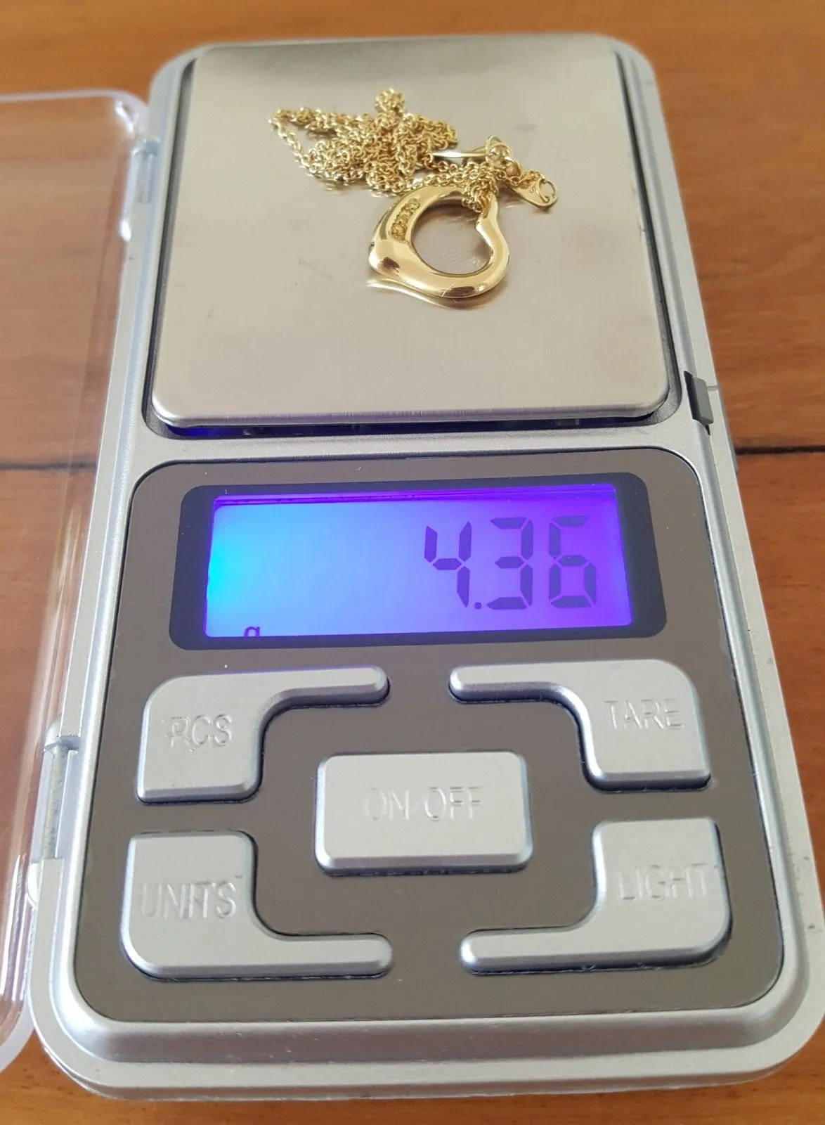 Tiffany & Co. Yellow Diamond & 18k Yellow Gold 'Small' Heart Pendant/Necklace
