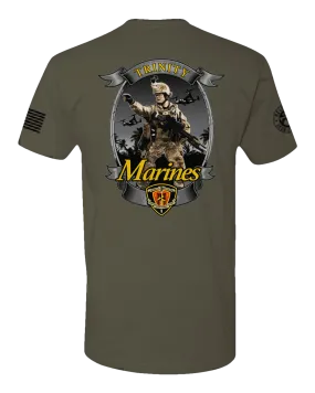 UTD T100 (Old Style): "Trinity" Classic Cotton T-shirt (USMC 3rd Bn, 3rd Marines)